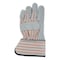Magid Leather Palm Gloves, Wing Thumb, Gray, Orange/Tan, 12 PK TB725ELS - alternate 2
